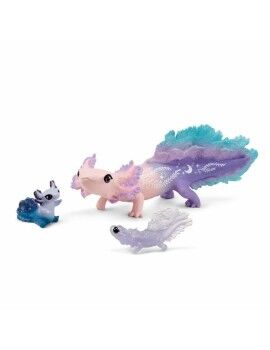 Figura de Acción Schleich Salamandre Axolotls 3 Piezas