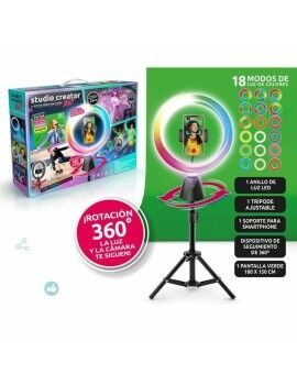 Arco de Luz para Selfies Canal Toys Studio creator video maker KIT 360º