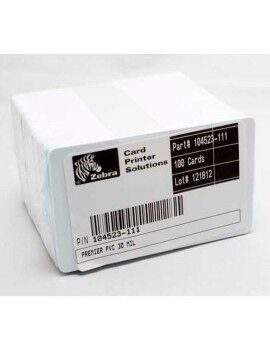 Cartão Zebra Premier PVC Card, 30 mil (5 packs x 100)