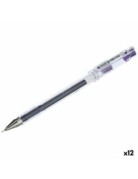 Esferográfica de gel Pilot G-TEC C4 Roxo Violeta 0,2 mm (12 Unidades)