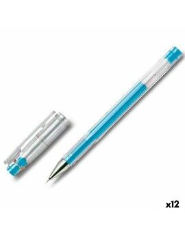 Esferográfica de gel Pilot G-TEC C4 Azul Azul Claro 0,2 mm (12 Unidades)