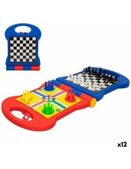 Jogo de Mesa Colorbaby Xadrez 24 x 3 x 17 cm (12 Unidades) (105 Peças)