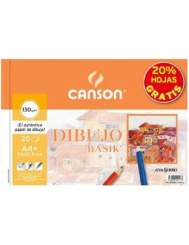 Bloc de dibujo Canson Basik Microperforado 130 g/m²