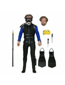 Figura de Acción Neca Jaws Hooper Shark Cage Moderno