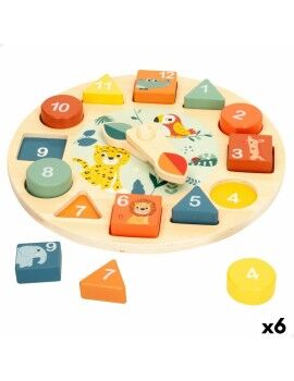 Juego Educativo Woomax Animales Reloj (6 Unidades)