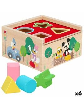 Puzzle Infantil de Madera Disney 5 Piezas 13,5 x 7,5 x 13 cm (6 Unidades)