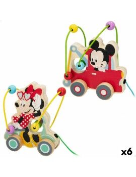 Juguete de arrastre Disney Madera (6 Unidades)