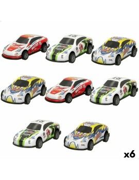 Playset de Vehículos Speed & Go 8,9 x 2,7 x 4 cm (6 Unidades)