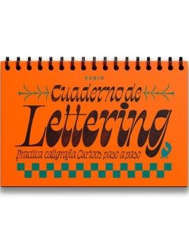 Cuaderno de escritura y caligrafía Rubio Lettering Curioos 30,4 x 20,4 cm 212 Hojas