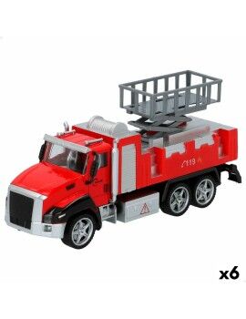 Camião de Bombeiros Speed & Go 21 x 9,5 x 5,5 cm (6 Unidades)