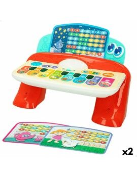 Piano Interactivo para Bebé Winfun 27 x 16 x 18 cm (2 Unidades)