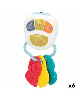 Guizo Musical Colorbaby Corrente para Chave 8 x 17,5 x 6,5 cm (6 Unidades)