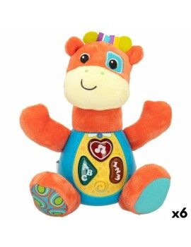 Peluche com Som Winfun Girafa 18 x 19 x 8,5 cm (6 Unidades)