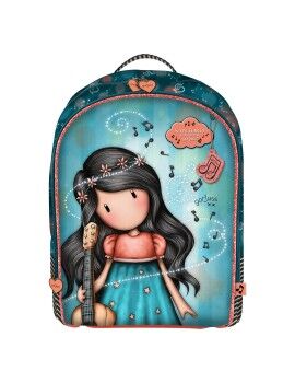 Mochila Escolar This One's for You Gorjuss M572A Turquesa (32 x 45 x 13.5 cm)