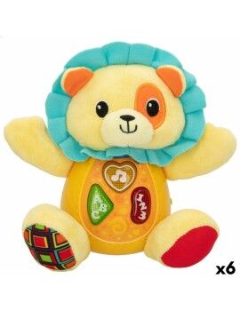 Peluche Winfun animais ES 16 x 17,5 x 9,5 cm (6 Unidades)