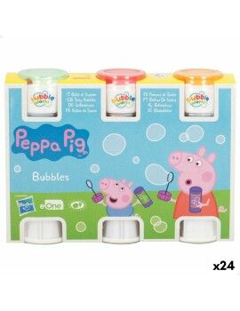 Bubble blower set Peppa Pig 3 Peças 60 ml (24 Unidades)