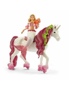 Unicórnio Schleich Sirene Feya on sea unicorn 3 Peças