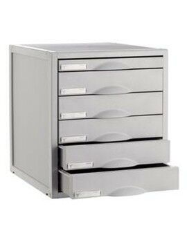 Archivador Modular Archivo 2000 ArchiSystem 6 cajones Gris (35,6 x 31,6 x 36,2 cm)