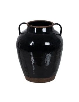 Vaso Preto Ferro 23 x 23 x 28,5 cm