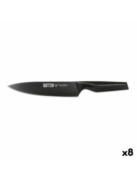 Cuchillo Chef Quttin Black Edition 20 cm (8 Unidades)