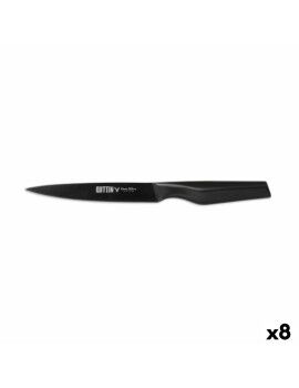 Cuchillo Mondador Quttin Black Edition 13 cm 1,8 mm (8 Unidades)