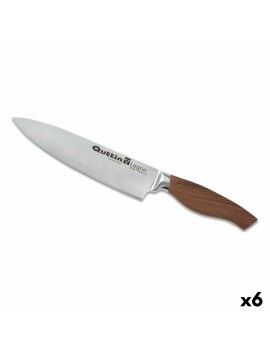 Cuchillo de Cocina Quttin Legno 20 cm (6 Unidades)