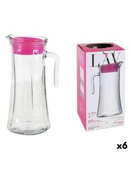 Jarra de Cristal Transparente LAV LV-TRU140 PK0001RP (6 Unidades) (1400 ml)