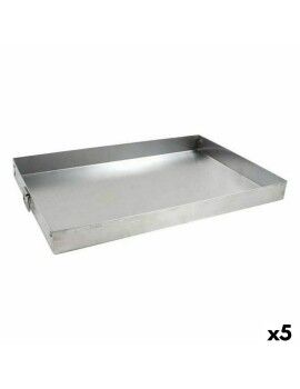 Molde Rectangular VR Plateado Aluminio 42 x 28,5 x 3,5 cm (5 Unidades)