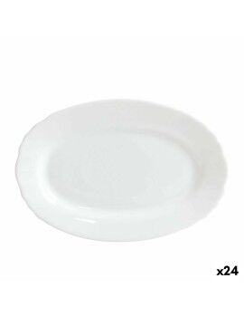 Fuente de Cocina Bormioli Ebro Vidrio Ovalado 23 x 15,5 x 2,1 cm (24 Unidades)