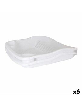 Escurridor Dem Bloom Bandeja Blanco 40 x 39 x 9,3 cm (6 Unidades)