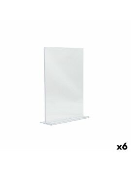 Placa Securit   Transparente Com suporte 30 x 21 x 8,5 cm