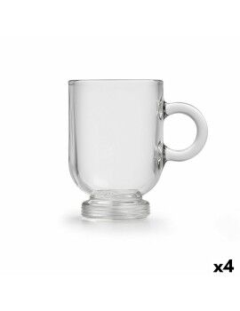 Juego de Tazas de Café Royal Leerdam Sentido 80 ml 6 Piezas (4 Unidades)