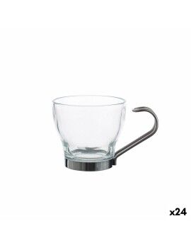 Juego de Tazas de Café La Mediterránea Amberg 100 ml 3 Piezas 24 Unidades 9 x 6,5 x 6 cm