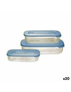 Lancheira Tontarelli Family Azul Retangular 29,6 x 19,8 x 7,7 cm (20 Unidades)