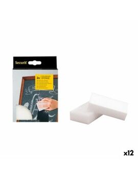 Apagador de quadro Securit Melamina 2,5 x 6 x 10,5 cm 2 Unidades