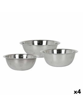 Conjunto de Tigelas Quttin   3 Peças Metal 28 cm (3 Peças) (4 Unidades)