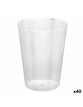 Conjunto de copos reutilizáveis Algon Transparente Cidra 40 Unidades 500 ml (10 Peças)