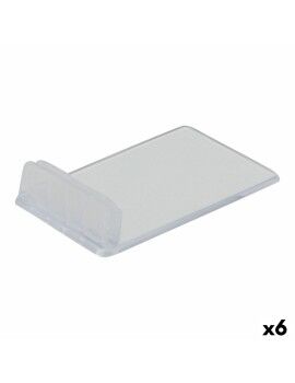 Soporte Securit Cartel Transparente Set 1 x 4 cm 10 Unidades