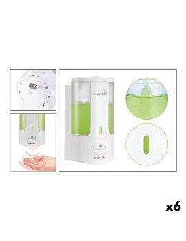 Dispensador de Sabão Basic Home Elétrico De parede 400 ml (6 Unidades)