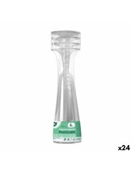 Copas de cava reutilizables Algon Transparente 24 Unidades 150 ml (4 Piezas)