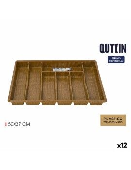 Organizador para Cubiertos Quttin 50 x 37 cm Termoplástico (12 Unidades)