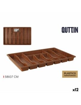 Organizador para Cubiertos Quttin 59 x 38 cm Termoplástico (12 Unidades)