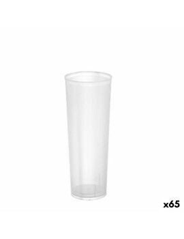 Conjunto de copos reutilizáveis Algon Transparente 65 Unidades 330 ml (6 Peças)