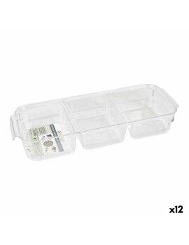 Bandeja Confortime Poliestireno 35 x 13 x 6 cm (12 Unidades) (35 x 13 x 6 cm)