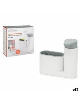 Organizador Confortime Saboneteira Branco 18 x 6 x 16 cm (12 Unidades)