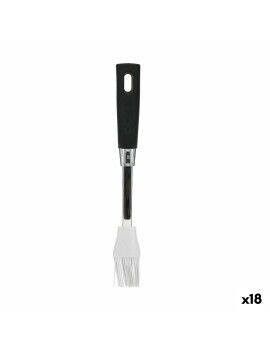 Pincel de Silicona Quttin Foodie Negro 28 x 4 cm 2 mm (18 Unidades)