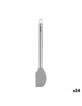 Espátula para Plancha Quttin Silicona Acero Inoxidable Acero 32,7 x 5,3 cm (24 Unidades)