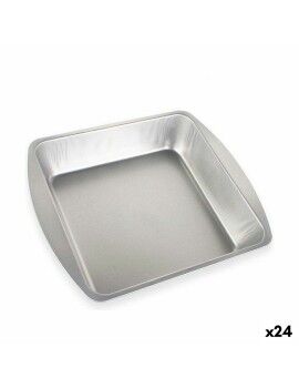 Molde para Horno Quttin Acero al carbono 24 x 20,5 x 4 cm (24 Unidades)