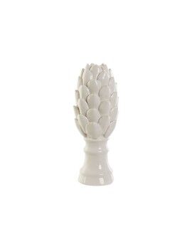 Figura Decorativa Home ESPRIT Branco Abacaxi 11 x 11 x 26 cm 11 x 11 x 28 cm