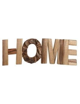 Figura Decorativa Home ESPRIT Natural Marrom claro Urbana 58 x 4 x 20 cm